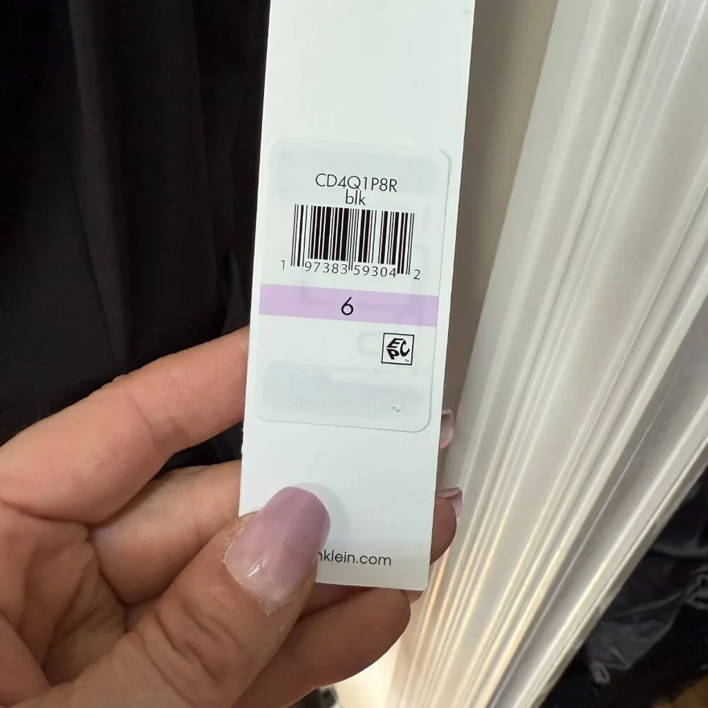 Calvin Klein Commuter V-Neck A-Line Dress - Picture 4 of 10